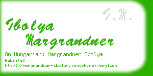 ibolya margrandner business card